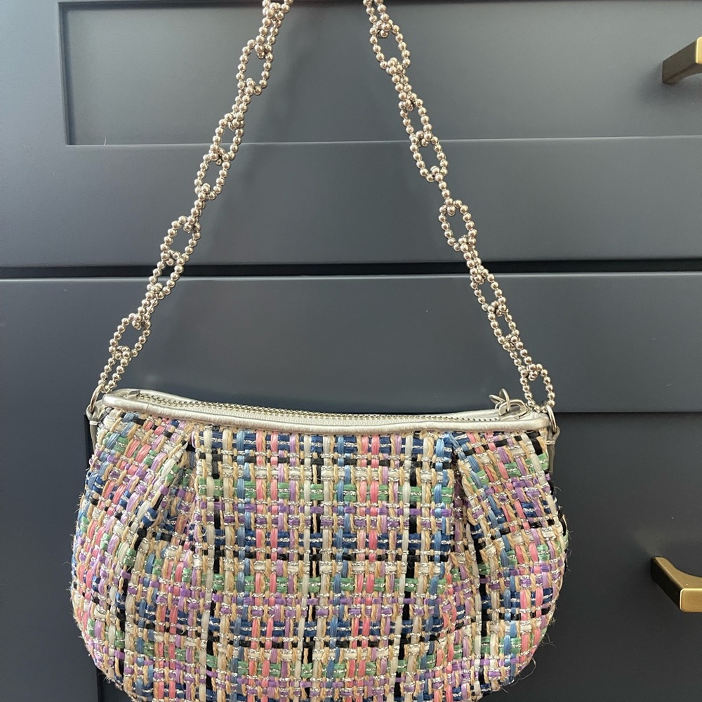 Coach Multicolor Tweed Shoulder Bag - Picture 2 of 10